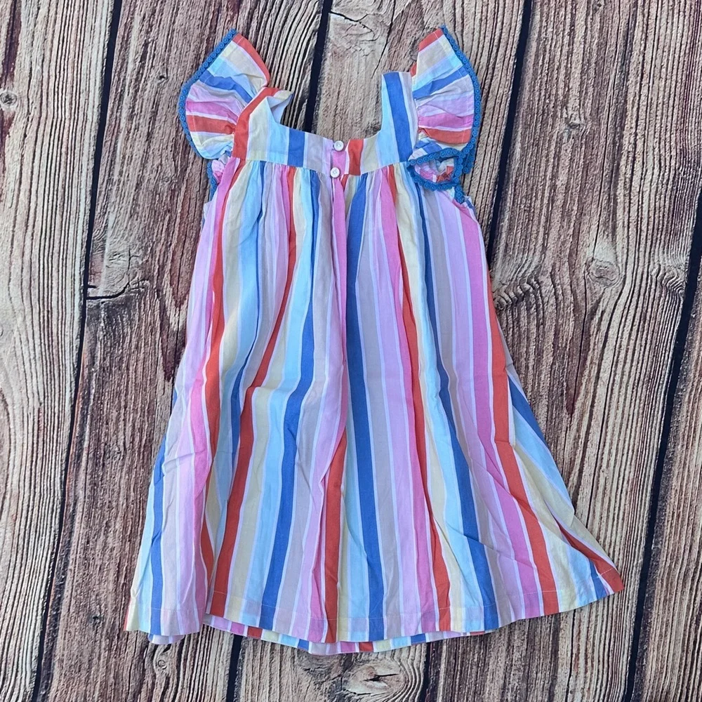 Tucker + Tate Multicolor Striped Kids Dress